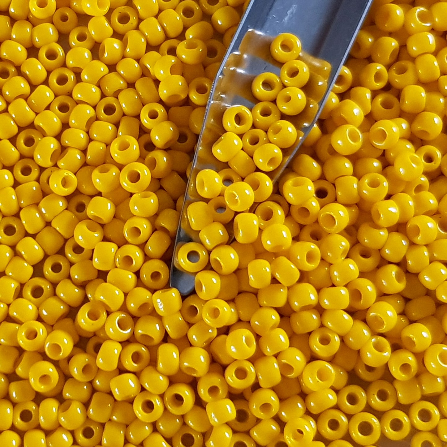 6/0 TR-42B Sunshine Yellow Opaque 10g/30g Round Toho Seed Beads - Beading Supply