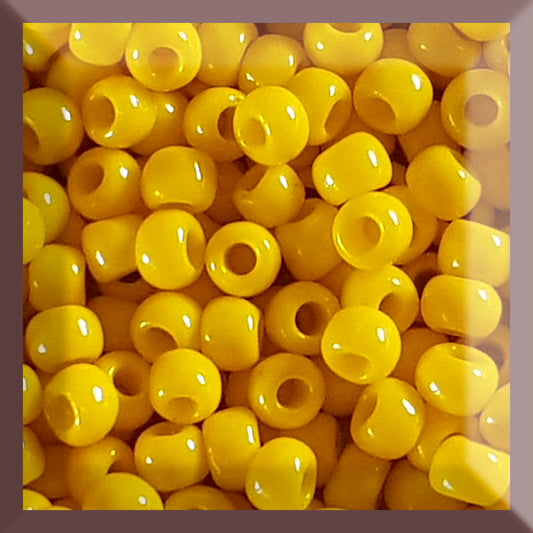 6/0 TR-42B Sunshine Yellow Opaque 10g/30g Round Toho Seed Beads - Beading Supply