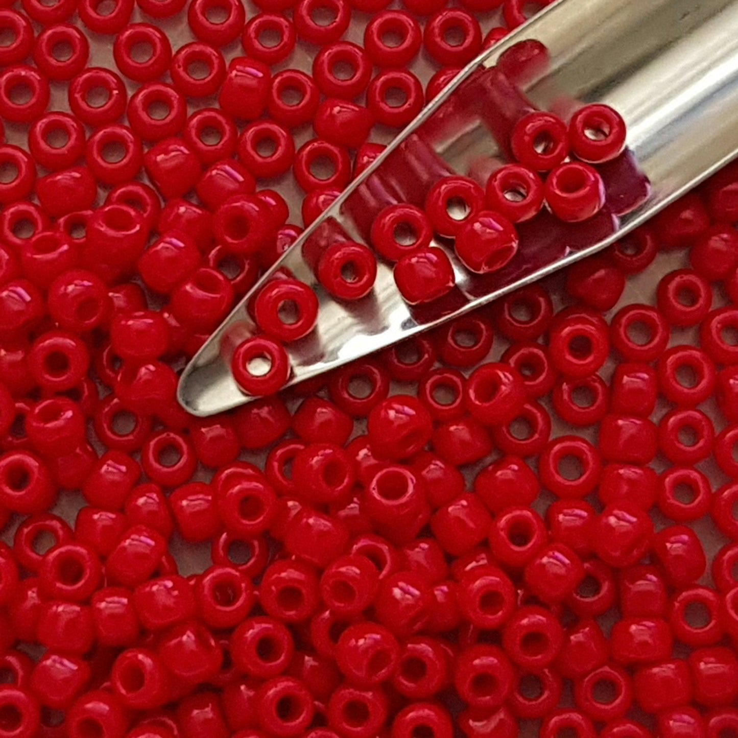 6/0 TR-45 Pepper Red Opaque 10g/30g Round Toho Seed Beads - Beading Supply