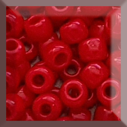 6/0 TR-45 Pepper Red Opaque 10g/30g Round Toho Seed Beads - Beading Supply