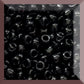 6/0 TR-49 Jet Black Opaque 10g/30g Round Toho Seed Beads - Beading Supply