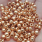 6/0 TR-PF551 Rose Gold Galvanized Permanent Finish 10g/30g Round Toho Seed Beads - Beading Supply