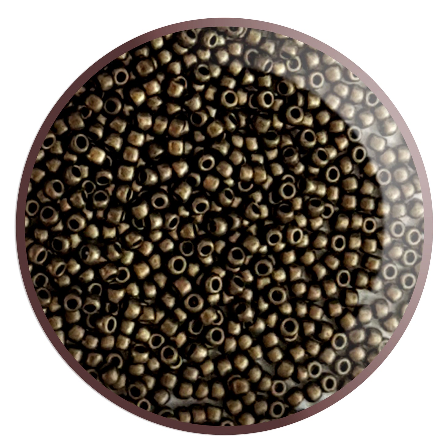 8/0 TR-Y615 Gold Metallic Suede Hybrid 10g/30g Round Toho Seed Beads - Beading Supply