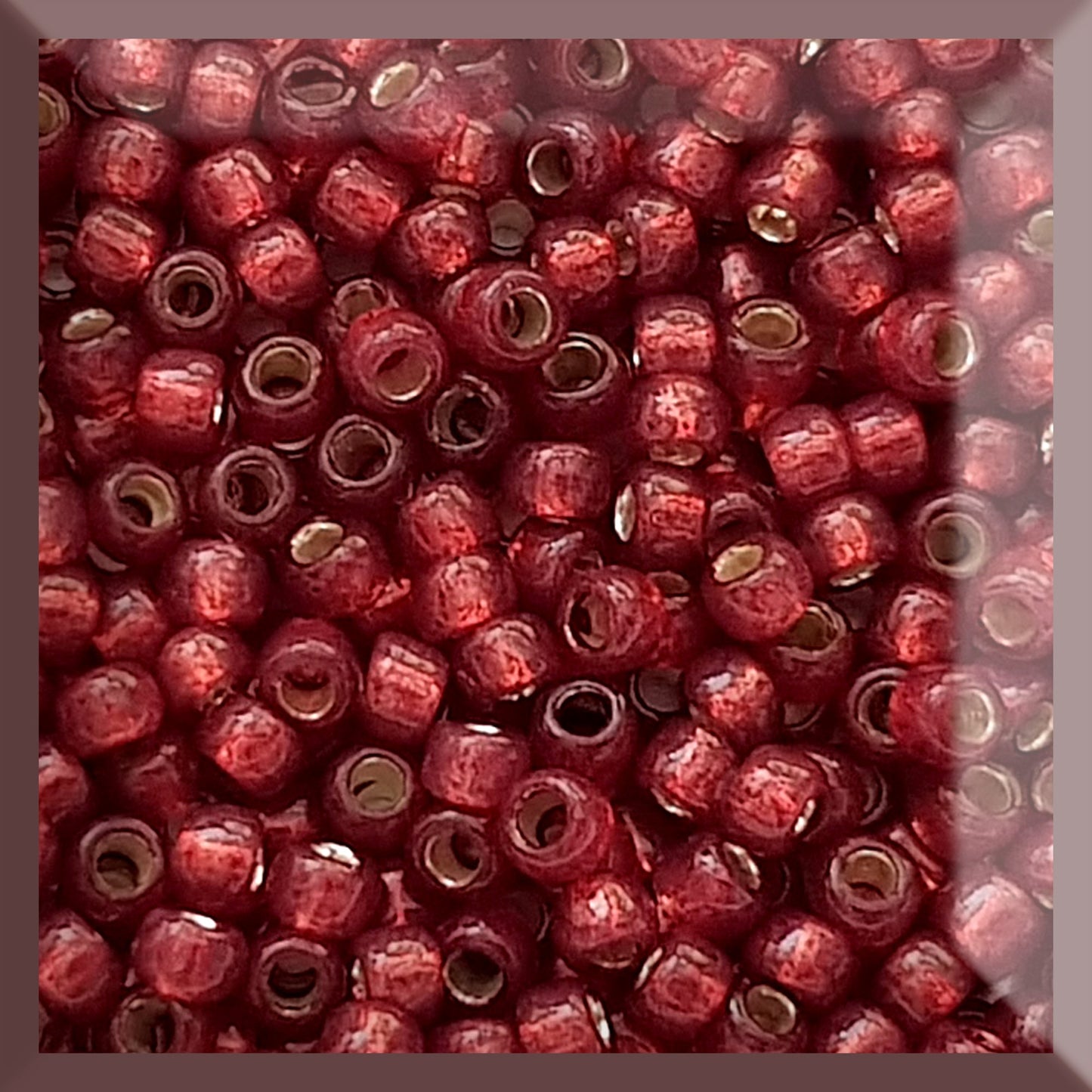 11/0 TR-2113 Milky Pomegranate Silver-Lined 10g/30g Round Toho Seed Beads - Beading Supply