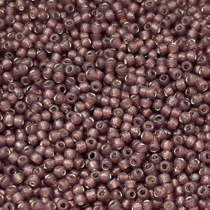 8/0 TR-2114 Milky Nutmeg Silver-Lined 10g/30g Round Toho Seed Beads - Beading Supply