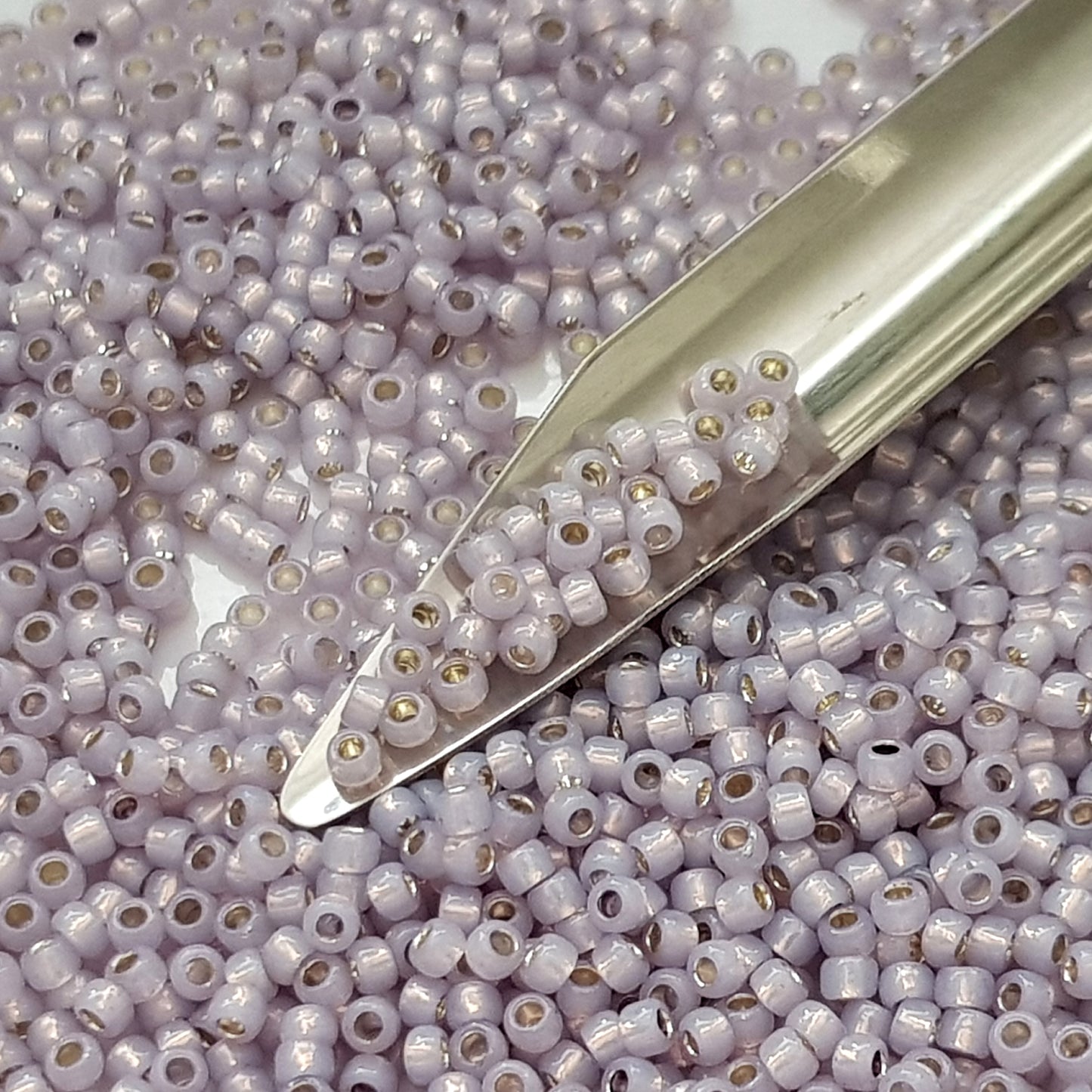 8/0 TR-2122 Milky Alexandrite Silver-Lined 10g/30g Round Toho Seed Beads - Beading Supply
