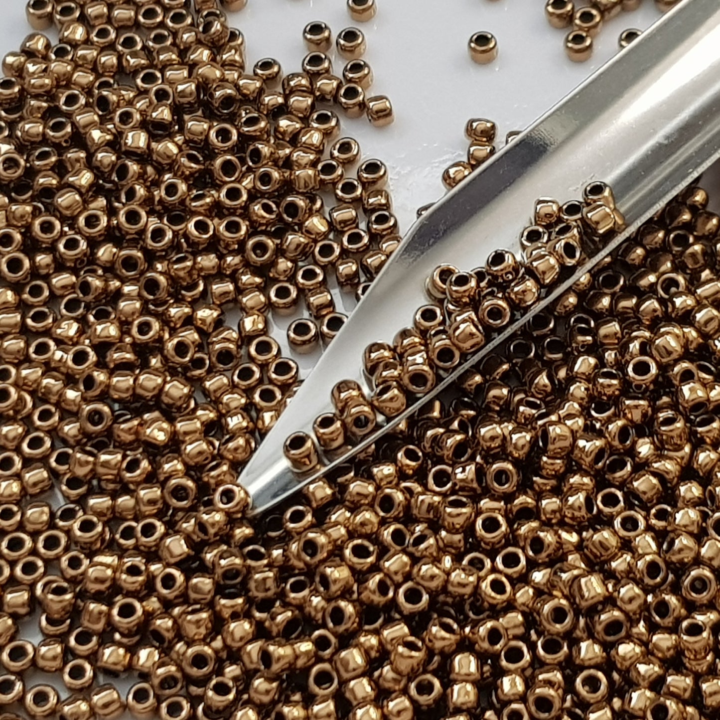 8/0 TR-221 Bronze Opaque Round 10g/30g Round Toho Seed Beads - Beading Supply