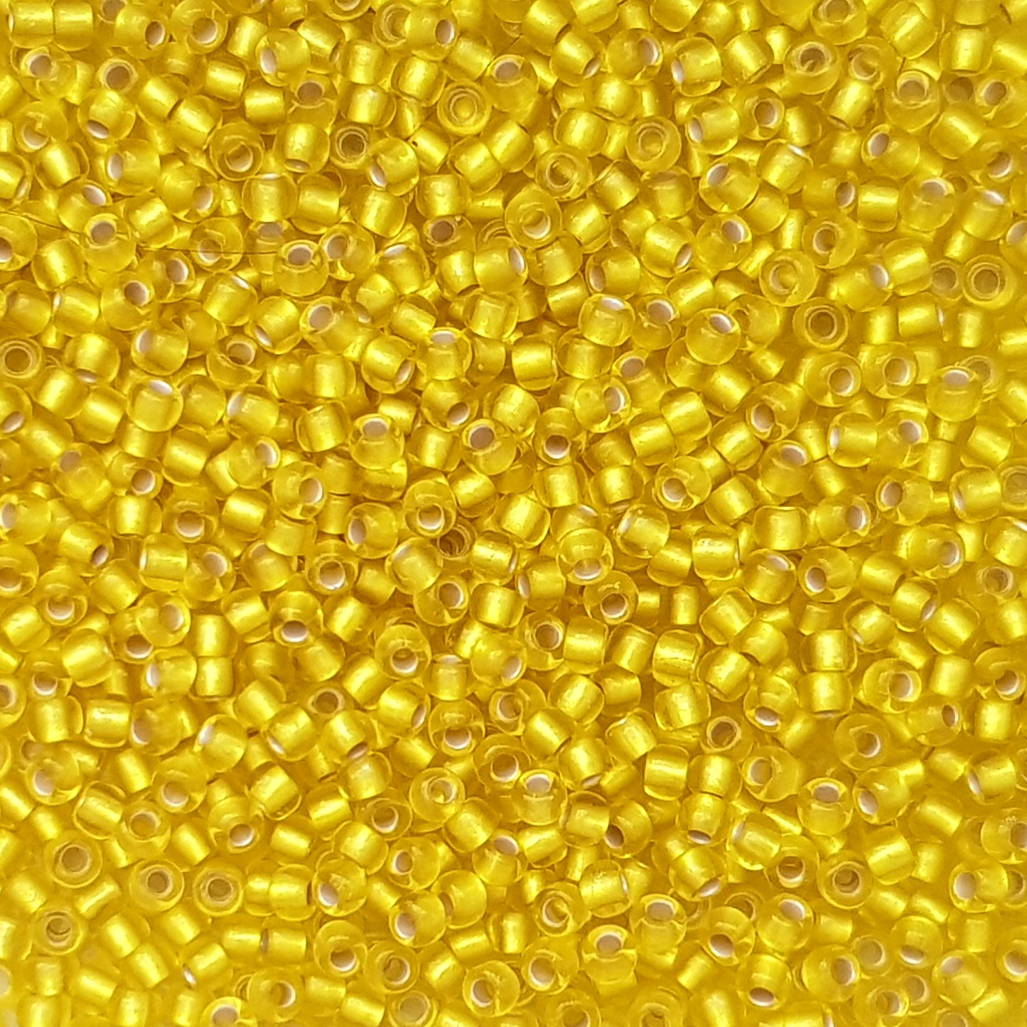 Yellow Round Toho Seed Beads 8/0
