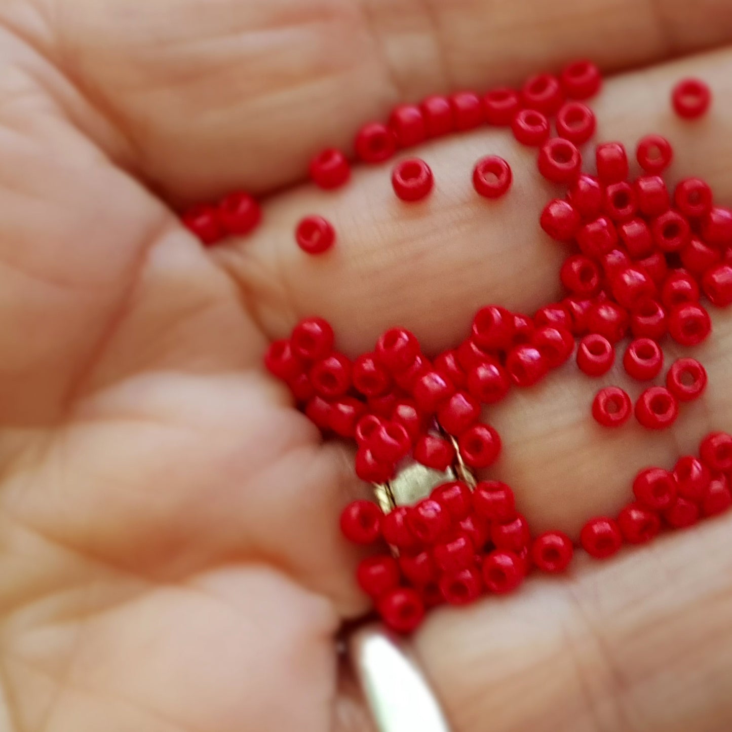 8/0 TR-45 Pepper Red Opaque 10g/30g Round Toho Seed Beads - Beading Supply