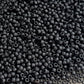 8/0 TR-49F Jet Black Opaque Frosted 10g/30g Round Toho Seed Bead - Beading Supply