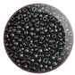 6/0 TR-49 Jet Black Opaque 10g/30g Round Toho Seed Beads - Beading Supply