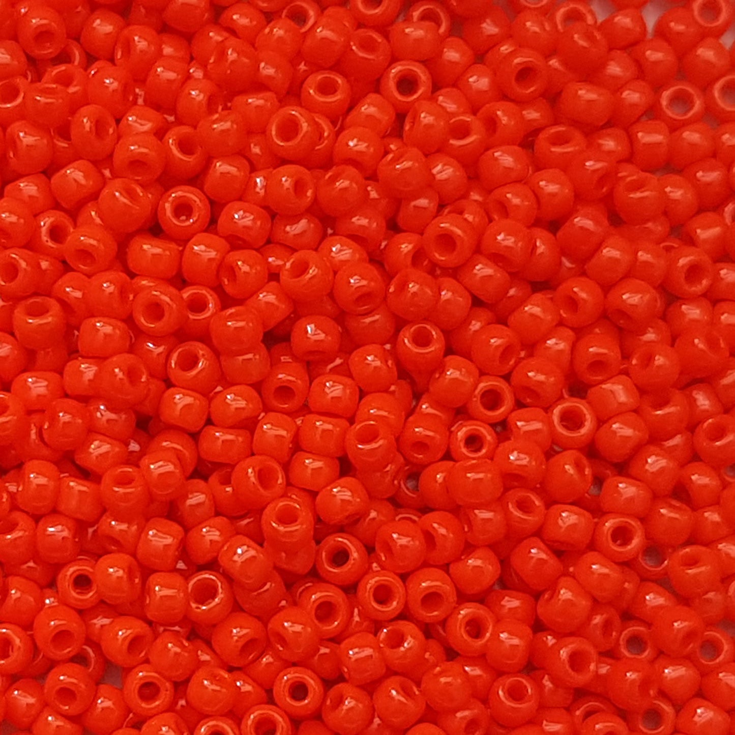 8/0 TR-50 Sunset Orange Opaque 10g/30g Round Toho Seed Beads - Beading Supply