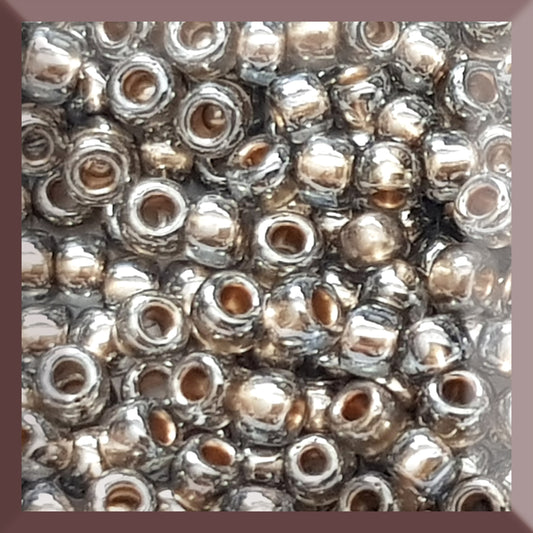 8/0 TR-993 Black Diamond Gold Lined 10g/30g Round Toho Seed Beads - Beading Supply