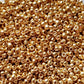 8/0 TR-PF557 Starlight Gold Galvanized Permanent Finish 10g/30g Round Toho Seed Beads - Beading Supply