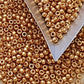 8/0 TR-PF592 Golden Fleece Galvanized Permanent Finish 10g/30g Round Toho Seed Beads - Beading Supply
