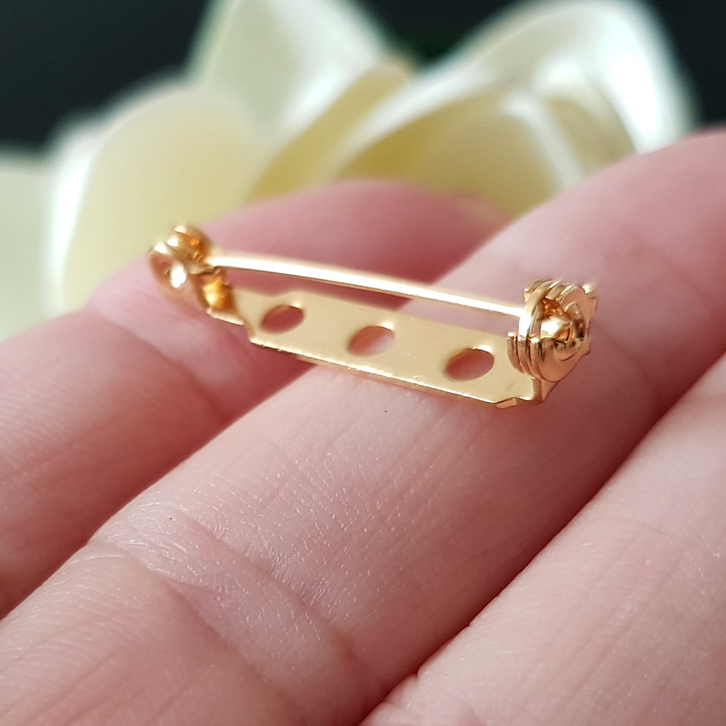 Brooch Pin Back Gold  | BM-GFBBG2.5 | Jewellery Making Supply
