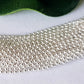 Chains - Bead Chain Genuine Sterling Silver Unfinished | Jewellery Making Supply