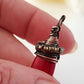 Red Howlite Wrapped Teardrop Handmade Drop Bead | WC-007D | Jewellery Supply - Kalitheo Jewellery