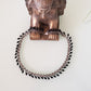 Classic Teardrop Beauty - Black Teardrop Fringe Silver Necklace | (KJ-399N) Handmade Necklace - Kalitheo Jewellery