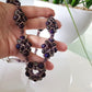 Evening Wonder - Purple Agate Gemstone Beaded Necklace | KJ-330N Handmade Necklace - Kalitheo Jewellery