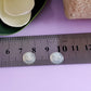 Silicone Medium Butterfly Backs White Gold Insert | WG18-009M | Jewellery Making Supply - Kalitheo Jewellery