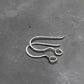 Shepherds Hook Fine Silver Handmade Earring Wires | FS-001EH |  Jewellery Supply - Kalitheo Jewellery