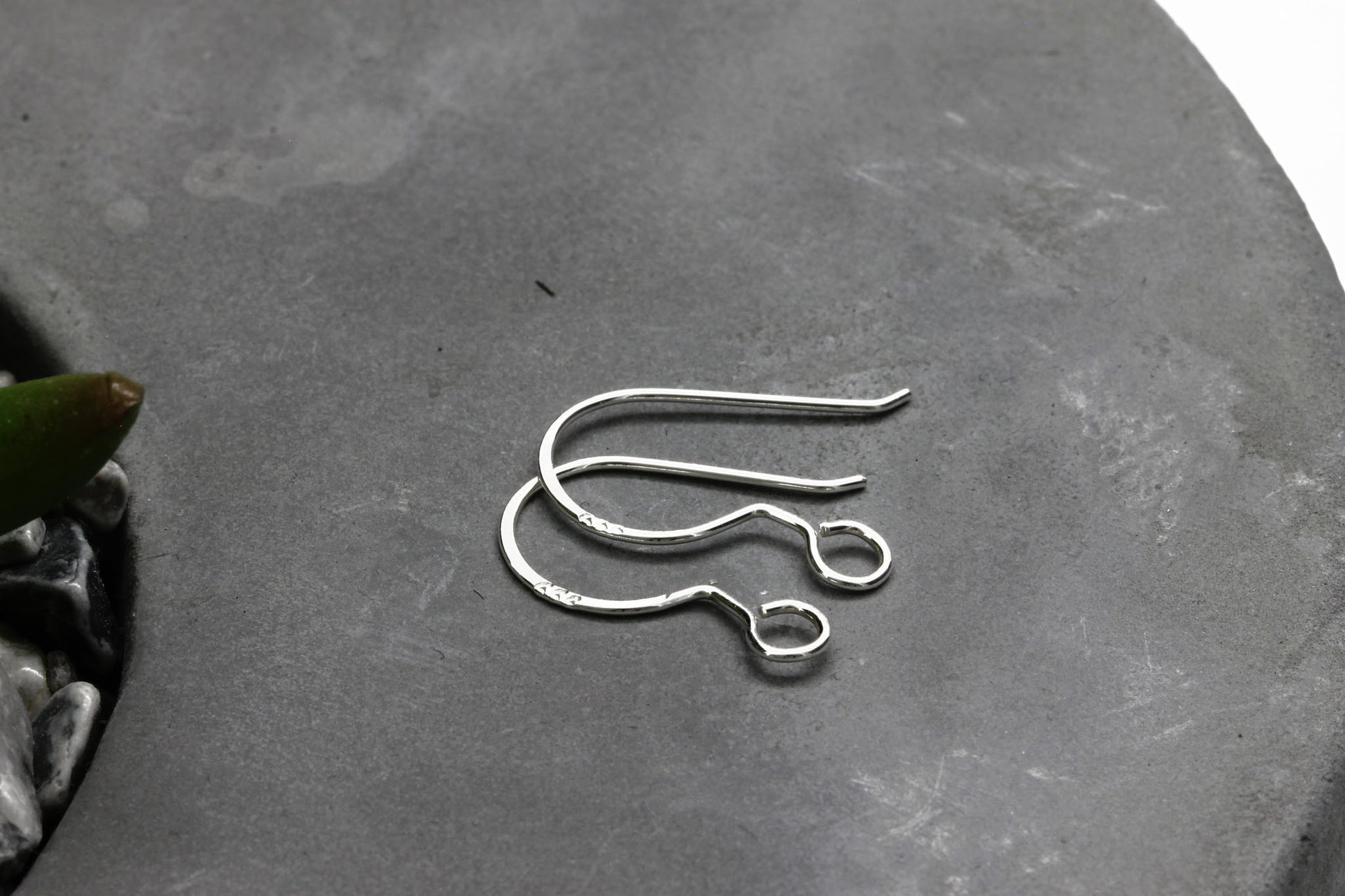 Shepherds Hook Fine Silver Handmade Earring Wires | FS-001EH |  Jewellery Supply - Kalitheo Jewellery