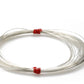 F-FS-005 Fine Silver 999 Round Wire 0.5 mm per meter - Findings Wire - Kalitheo Jewellery
