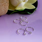 Circle Ear Wires/Hooks (BULK 6 pcs)  Silver .999 | FS-016EH-3 |  Jewellery Making Supply - Kalitheo Jewellery