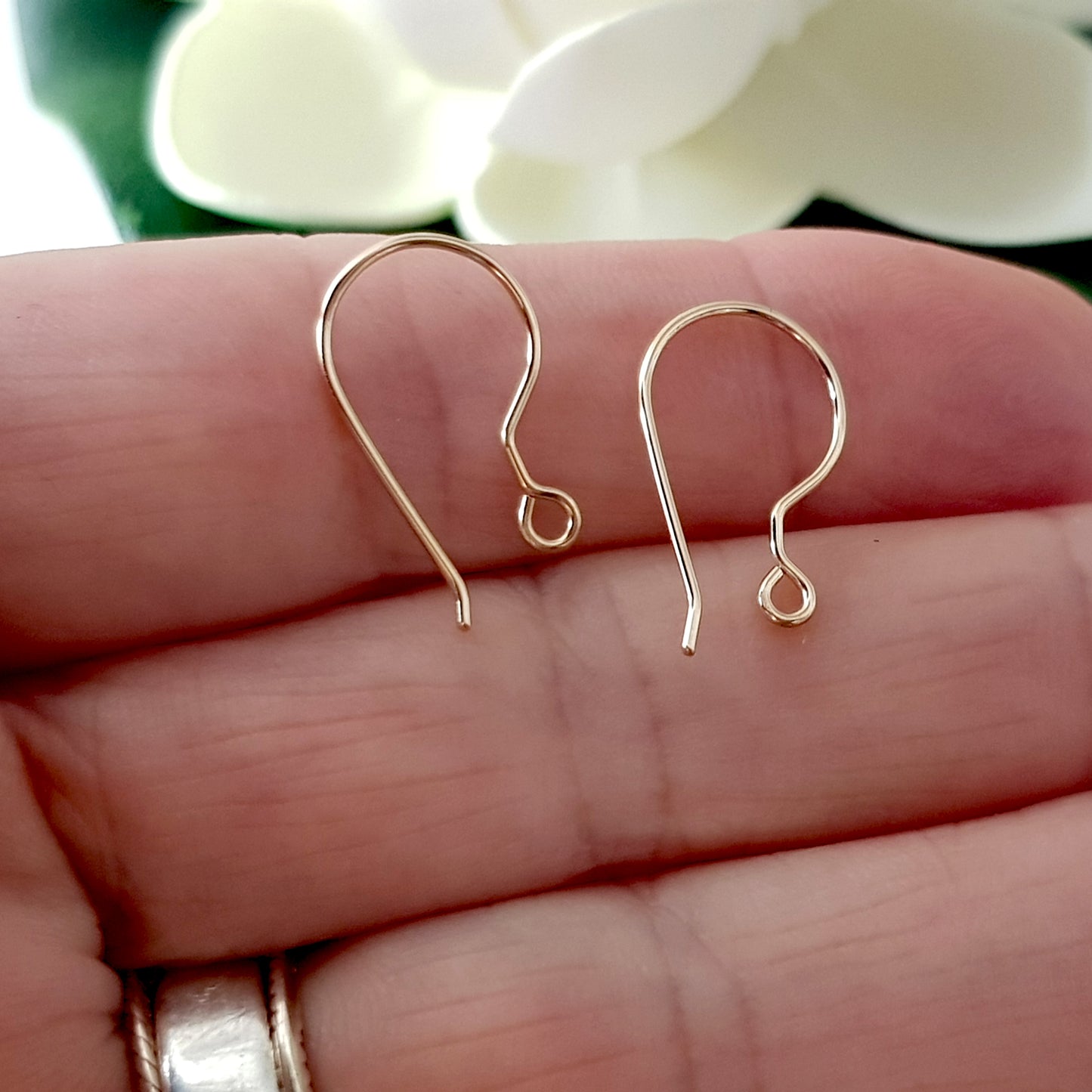 Shepherds Hook [1 Pair] Handmade Earring Wires Gold-Filled 14k | GF-001EH | Jewellery Making Supply