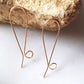 Earring Hooks:-  Statement Long Shepherds Hook Handmade Earring Wires Gold-Filled 14k | GF-032EH | Jewellery Making Supply