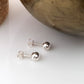 Sterling Silver 6 mm Ball Stud Earrings | KJ-372E-S6 | Unisex Jewellery - Kalitheo Jewellery