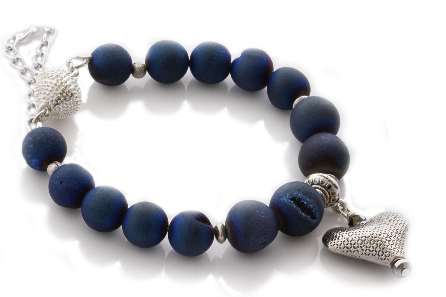 KTC-239 "Midnight Bliss" Gemstone Agate Bracelet - Kalitheo Jewellery