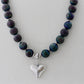 KTC-240 "Peacock Glamour" Agate Necklace - Kalitheo Jewellery