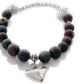 KTC-241 "Peacock Glamour" Gemstone Agate Bracelet - Kalitheo Jewellery