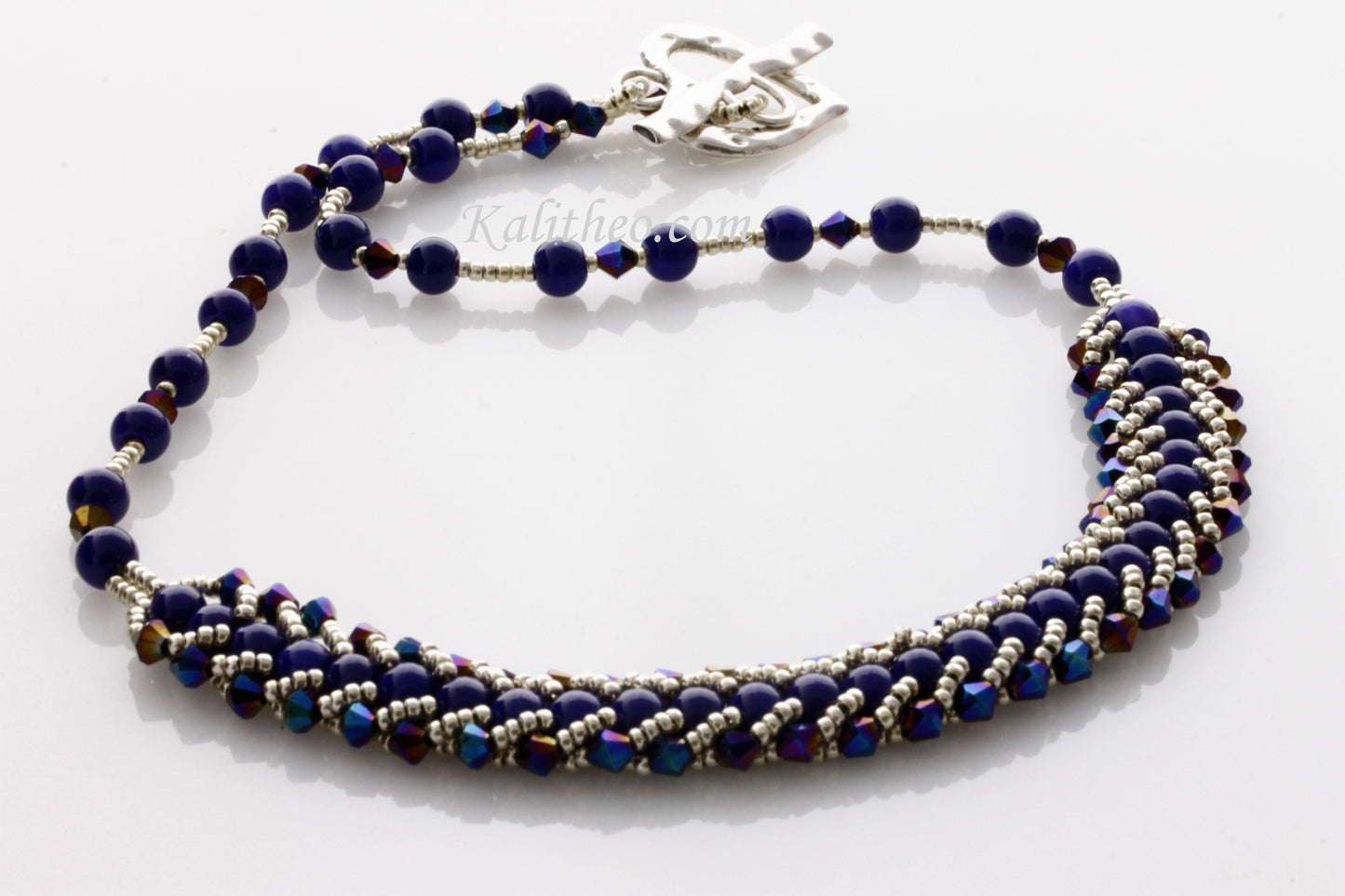 KTC-261 "Omorfia Blue" Necklace - Kalitheo Jewellery