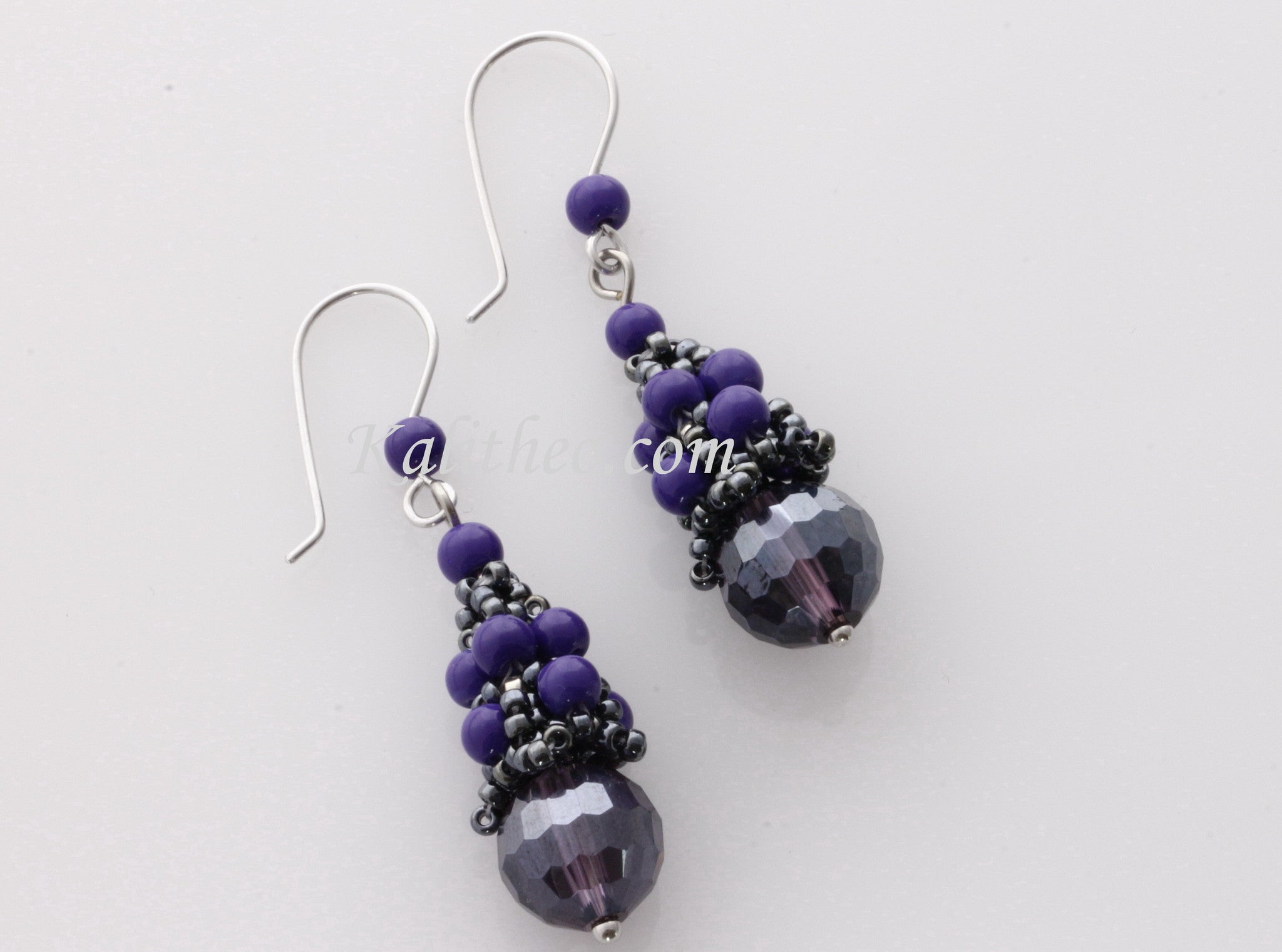 Purple on sale earrings online