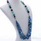 KTC-284 "Ariel Blue" Boho Multi-strand Necklace - Kalitheo Jewellery
