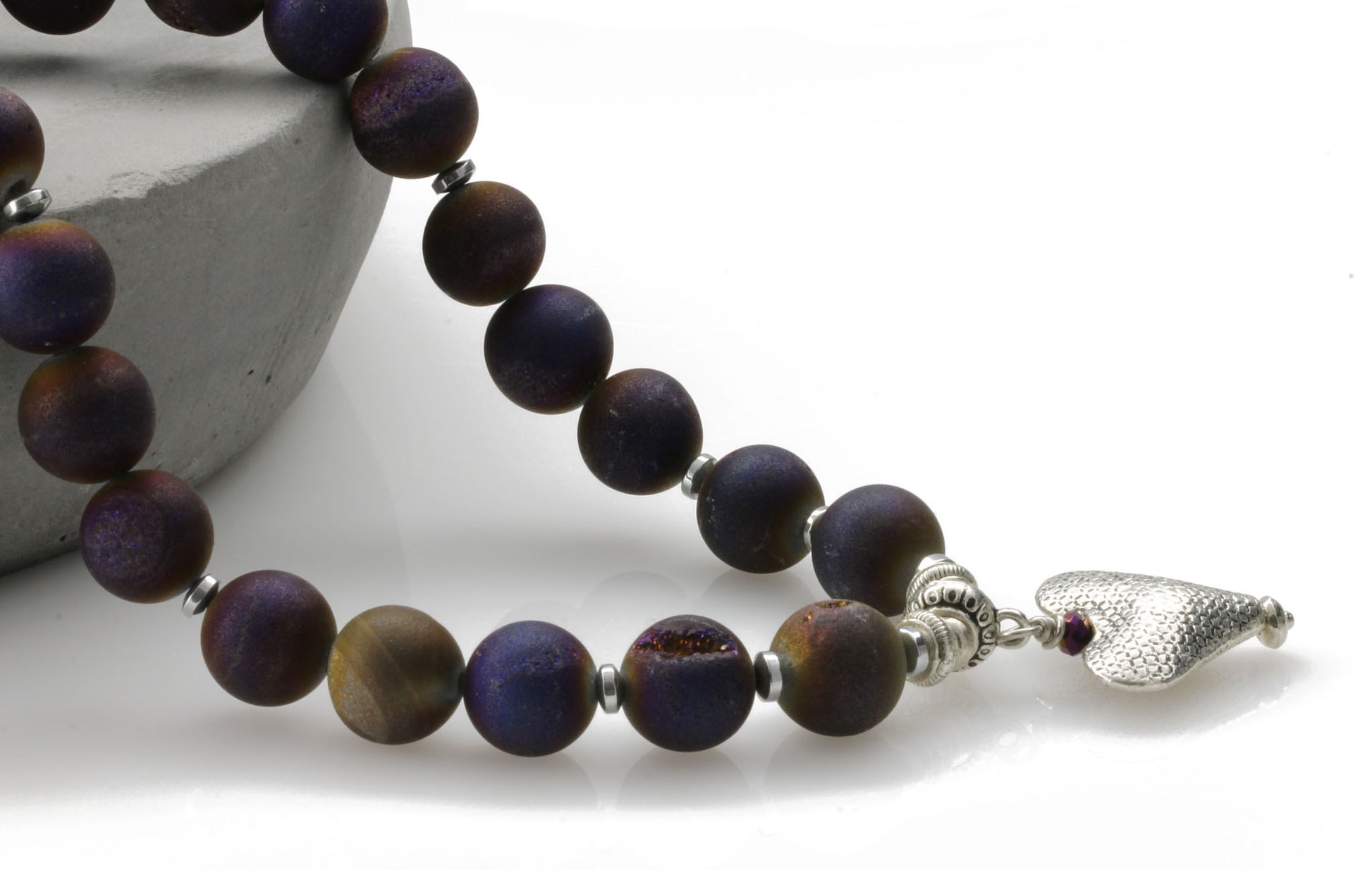 KTC-313 Royal Purple Necklace - Kalitheo Jewellery