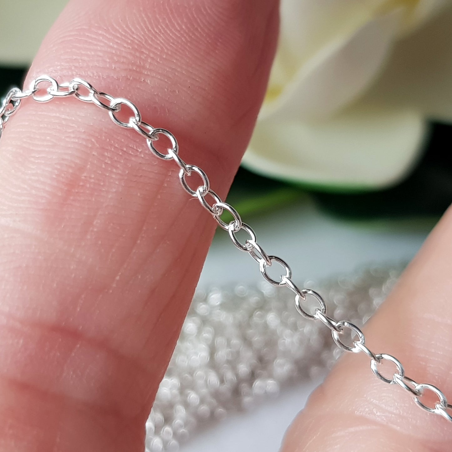 Chains - Long Cable Chain Genuine Sterling Silver Unfinished | Jewellery Making Supply