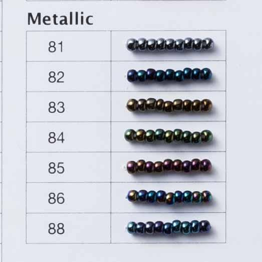8/0 TR-81 Haematite Metallic Round Toho Seed Beads - Beading Supply - Kalitheo Jewellery