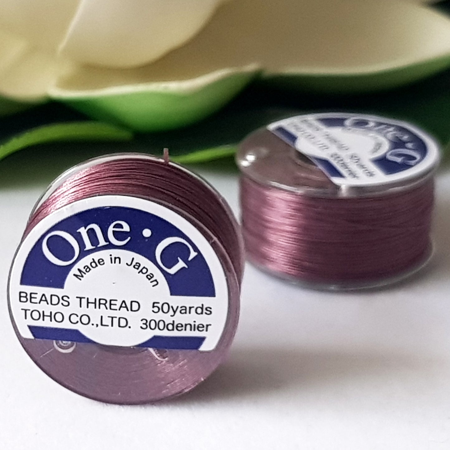 One-G Mauve Beading Thread (50 Yards) Toho | PT-50-16 | Jewellery Making Supply