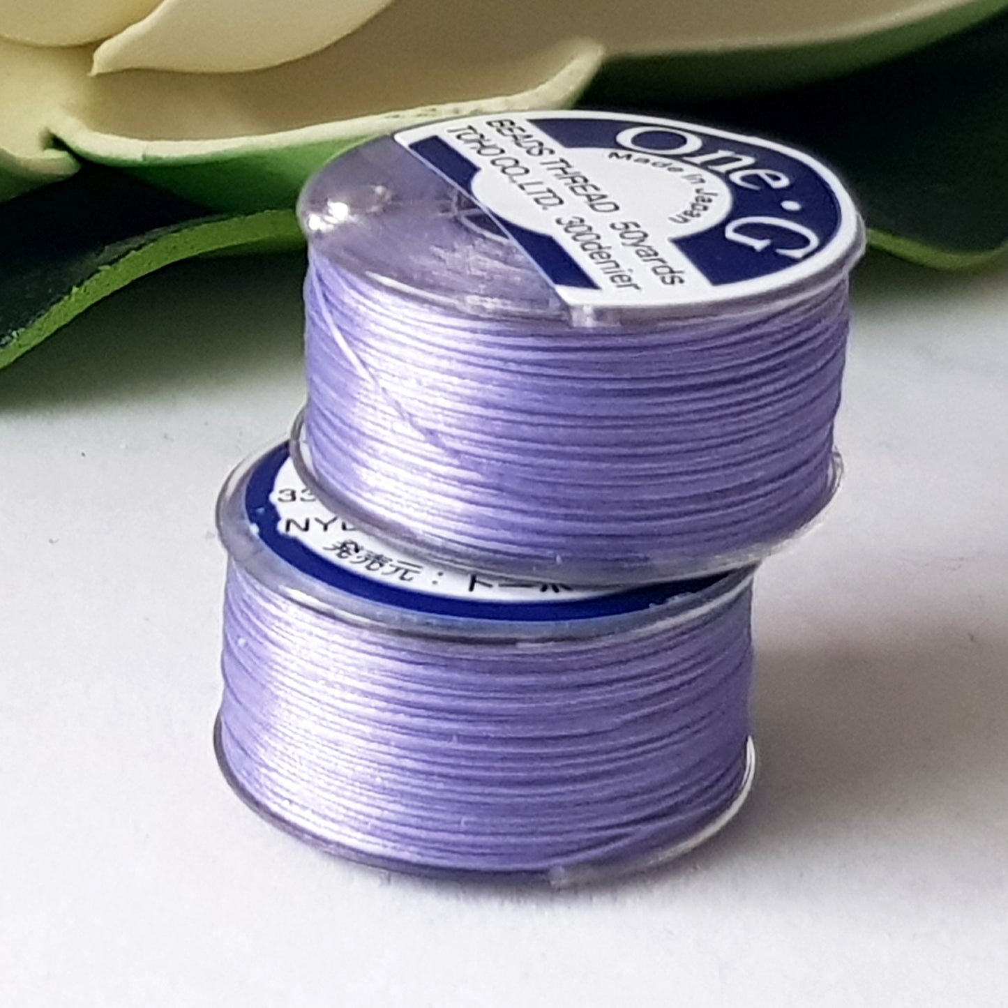 One-G Lt Lavender Beading Thread (50 Yards) Toho | PT-50-19 | Jewellery Making Supply