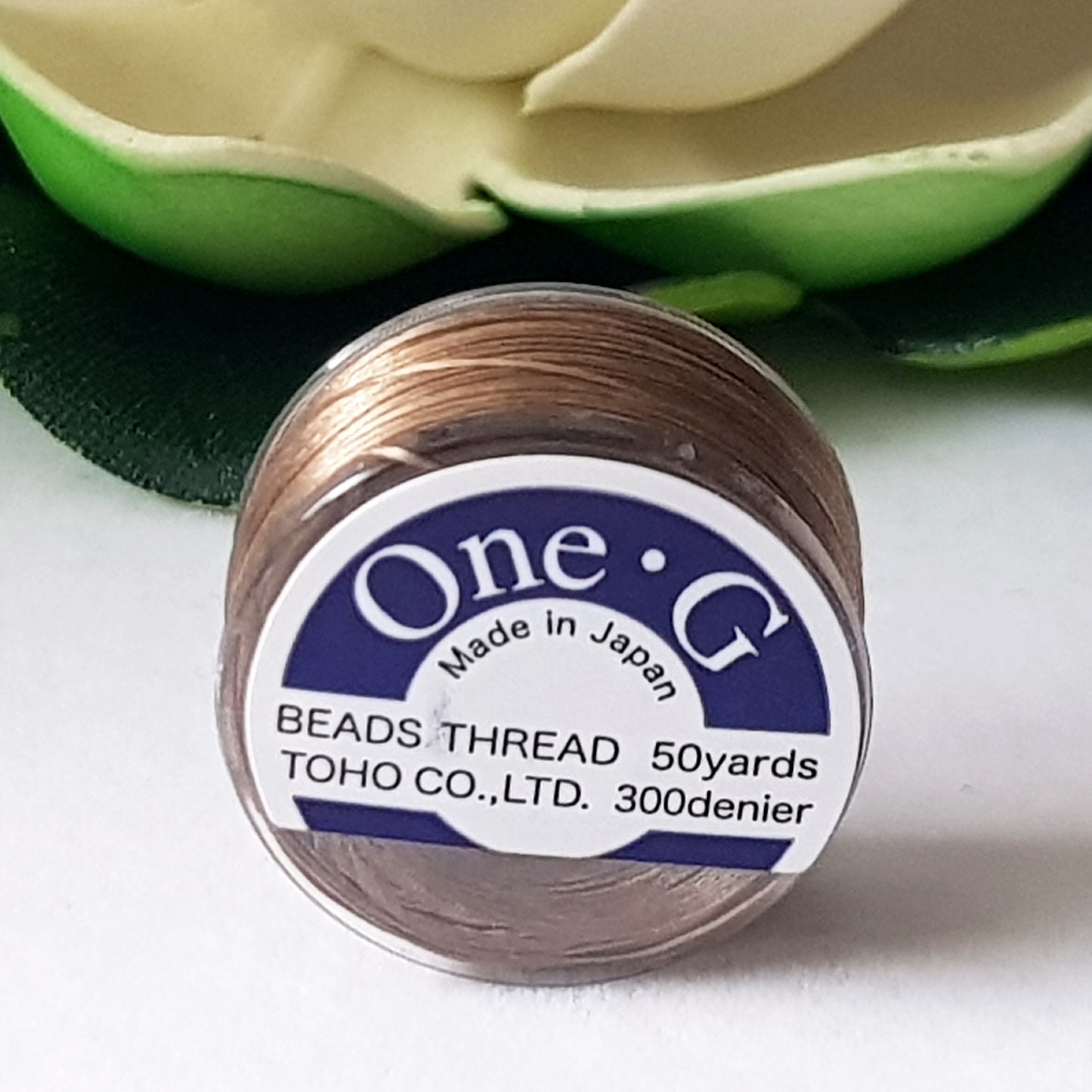 One-G Sand Ash Beading Thread (50 Yards) Toho | PT-50-8 | Jewellery Making Supply