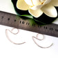Earring Hooks Premium Quality Sterling Silver Large Loop For Resin Earrings | SS-025EH | Earring Supply - Kalitheo 
