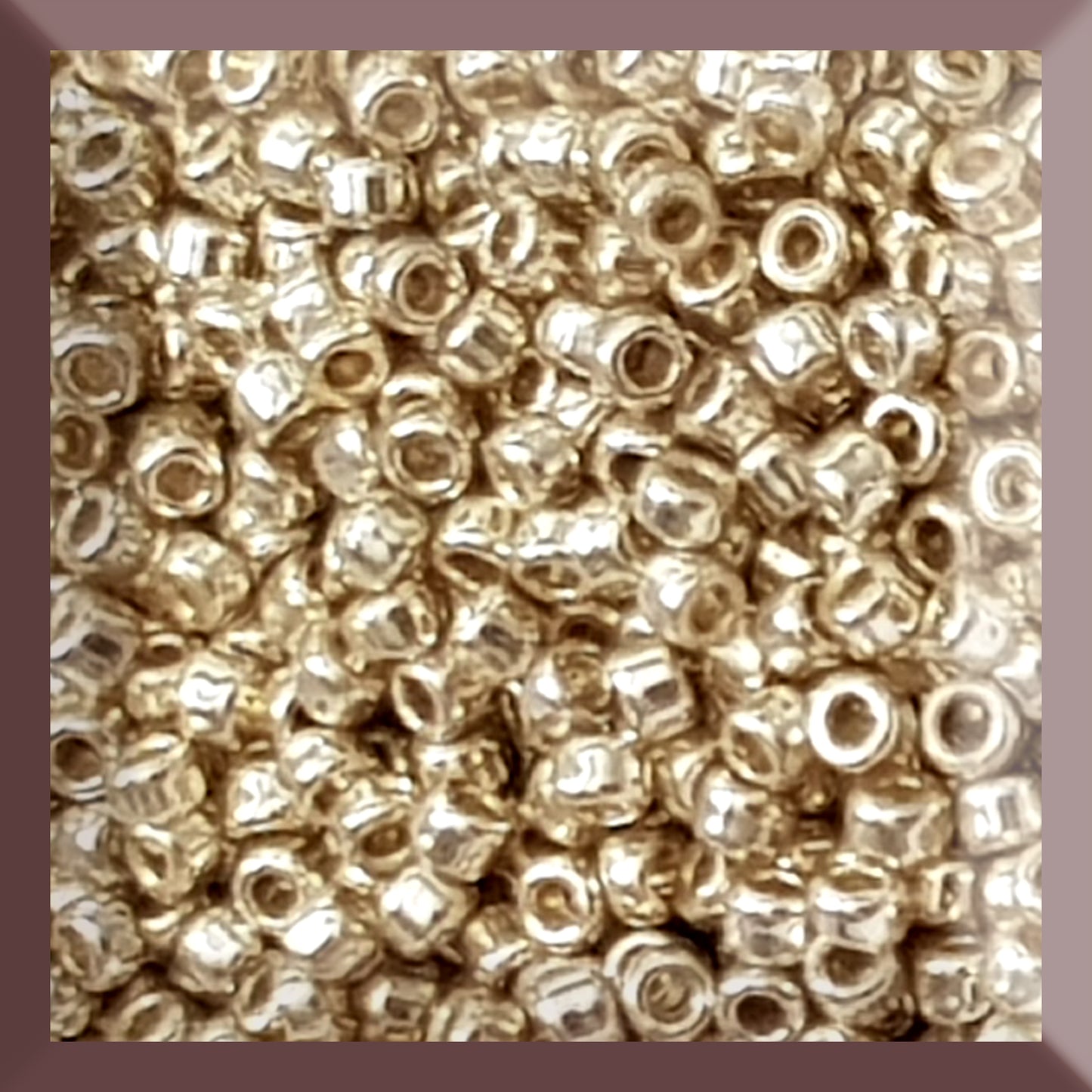 15/0 TR-PF558 Aluminium Galvanized PermaFinish Round Toho 5g Seed Beads | Beading Supply