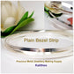 FINE SILVER BEZEL WIRE - 99.9% Pure Sliver for Stone Setting | FS-PBStrip |