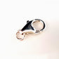 Sterling Silver 8mm Lobster Claw Clasp on a white background