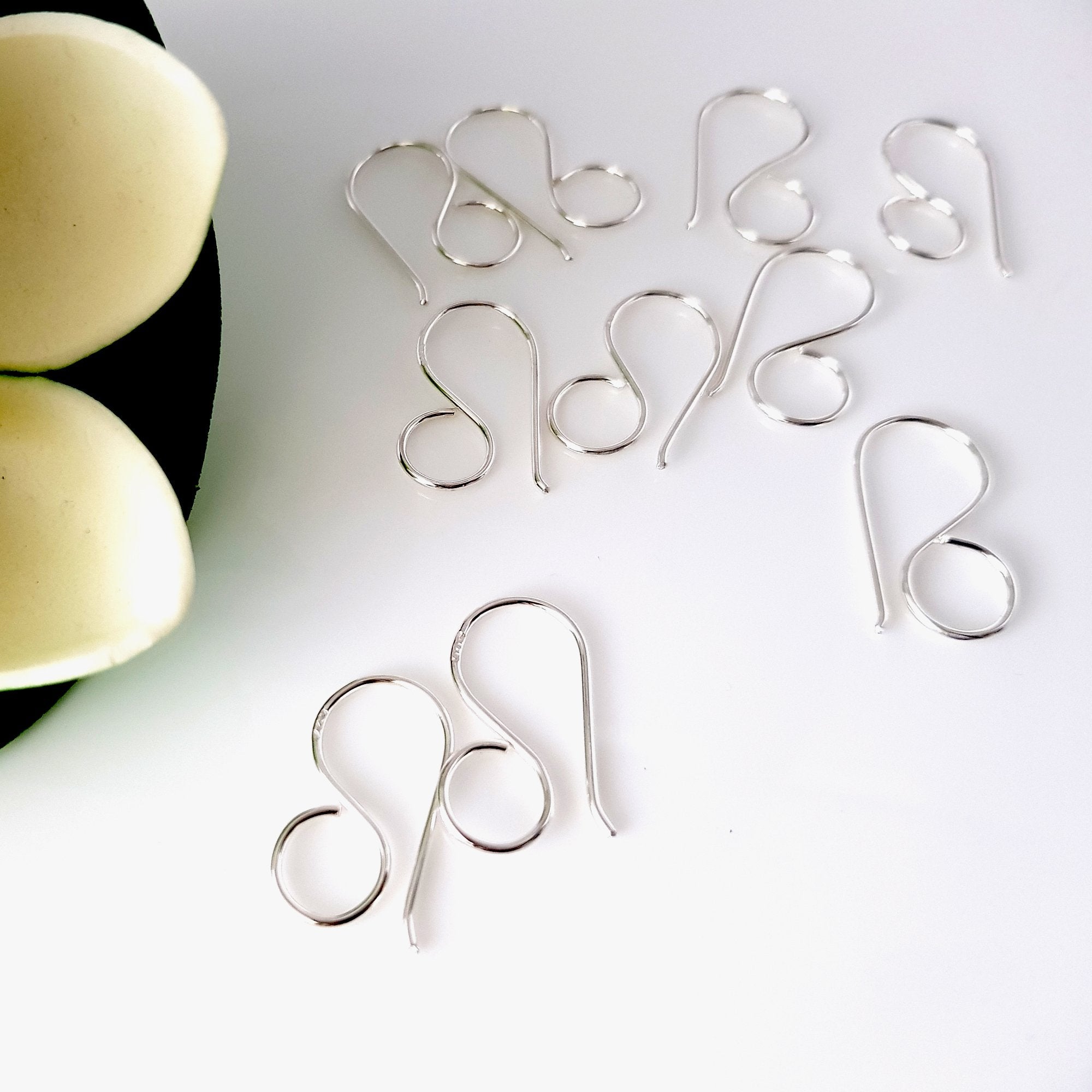 Earring Hooks Premium Quality French Hooks Large Loop For Resin Polymer Wood Earrings SS 026EH Earring Supply