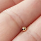 Genuine Solid Yellow Gold Findings - 14ct Plain Round Beads | Precious Metal Findings
